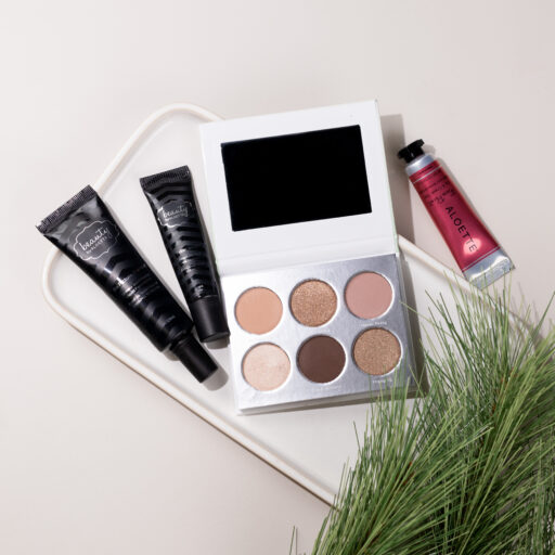 Be Picture Perfect, Better Angles, Face Paint, Vera Palette, Top Shelf- - flatlay with holiday props - cream. 300.jpg